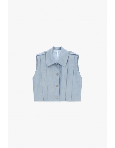 Pantalon large joggpant lin coton lurex Imperial Femme