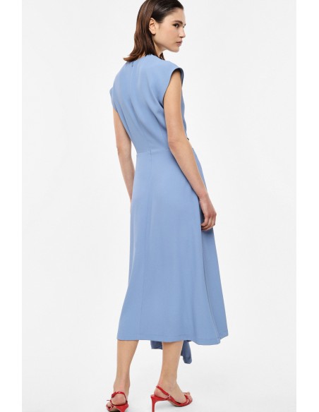 Robe midi sans manches a fleur incrustée - Imperial Femme