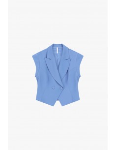 Veste sans manches croisée femme Imperial