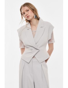 Veste sans manches croisée femme Imperial