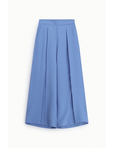 Pantalon palazzo taille haute crêpe Imperial Femme