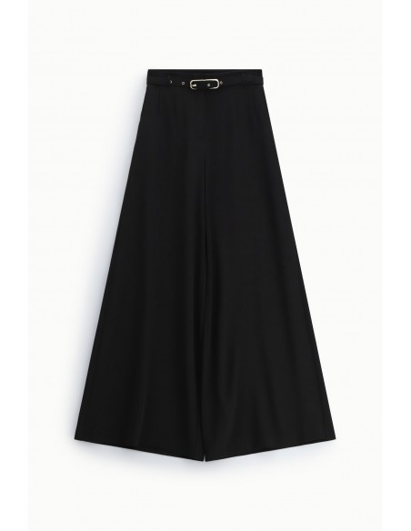 Pantalon palazzo tailleur haute avec ceinture - Imperial