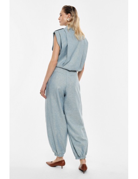 Pantalon large joggpant lin coton lurex Imperial Femme