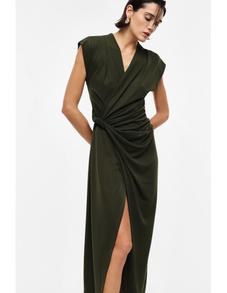 Robe longue drapée - Imperial Femme