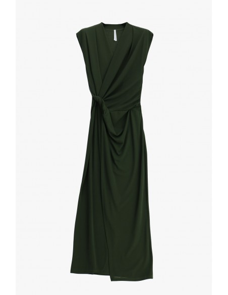 Robe longue drapée - Imperial Femme