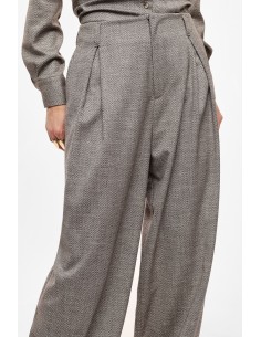 Pantalon palazzo athleisure à ourlet élastiqué – Imperial Femme