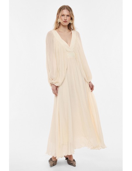 Robe longue cérémonie fluide empire - Imperial