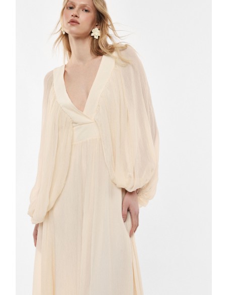 Robe longue cérémonie fluide empire - Imperial