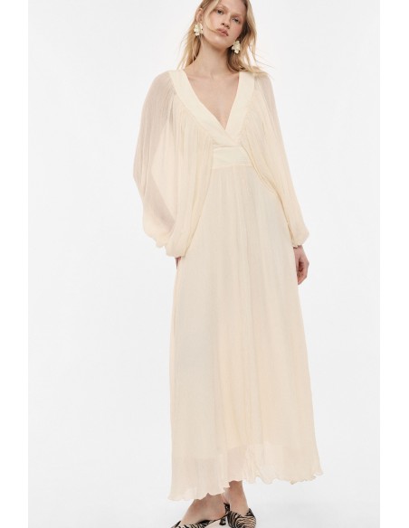 Robe longue cérémonie fluide empire - Imperial