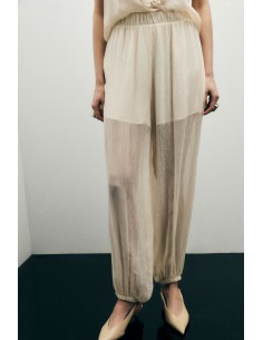 Pantalon balloon plissé athleisure - Imperial Femme