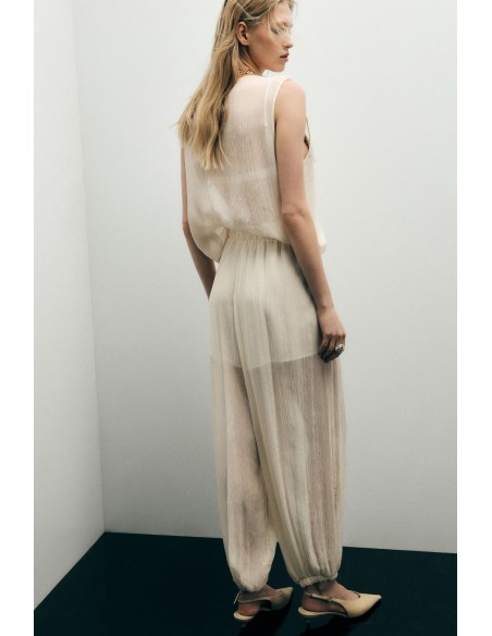 Pantalon balloon plissé athleisure - Imperial Femme