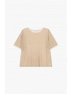 T-shirt manches courtes à finitions contrastées – Imperial Femme