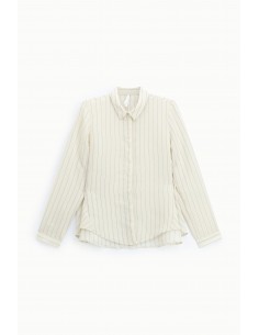 Chemise rayée à patte cachée – Imperial Femme