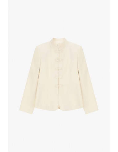 Blazer col mao à brandebourgs – Imperial Femme