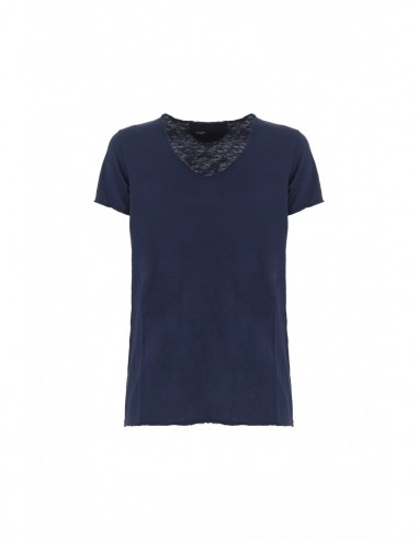 T-shirt col rond décolleté en coton flammé – Imperial Homme