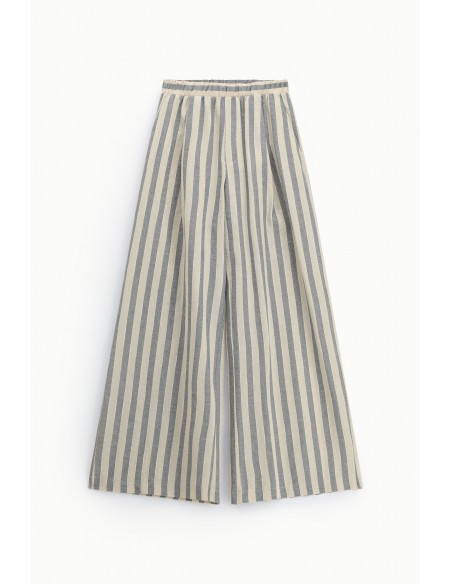 Chemise cropped rayée manches larges Imperial Femme