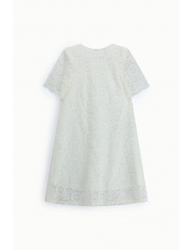 Robe courte en dentelle florale – Imperial Femme