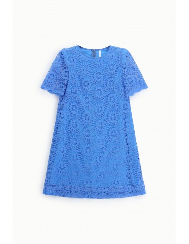 Robe courte en dentelle florale – Imperial Femme