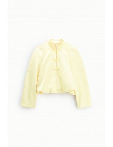 Veste chemise col mao à fermeture japonaise – Imperial Femme