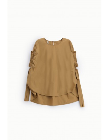 Blouse ample à manches froncées – Imperial Femme