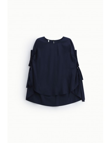 Blouse ample à manches froncées – Imperial Femme