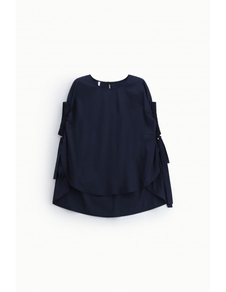 Blouse ample à manches froncées – Imperial Femme