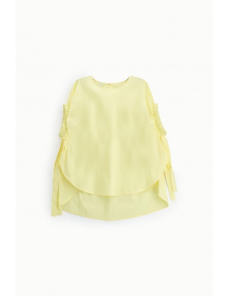 Blouse ample à manches froncées – Imperial Femme