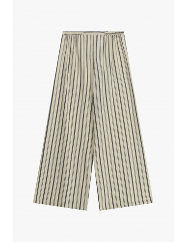 Pantalon Palazzo Rayé ecru/bleu – Imperial Femme