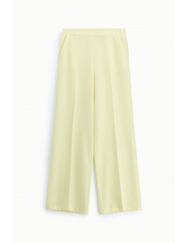 Pantalon fluide esprit palazzo en drap sergé - Imperial