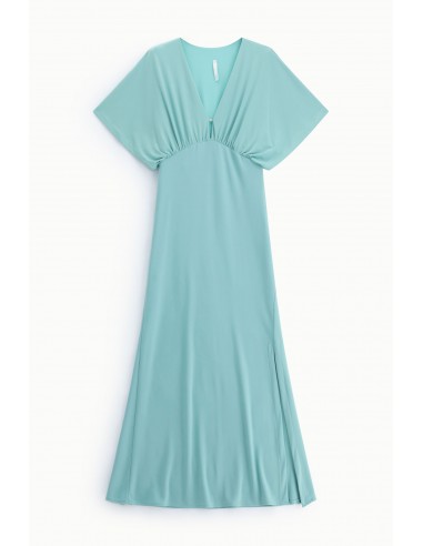 Robe longue fluide col V – Imperial Femme
