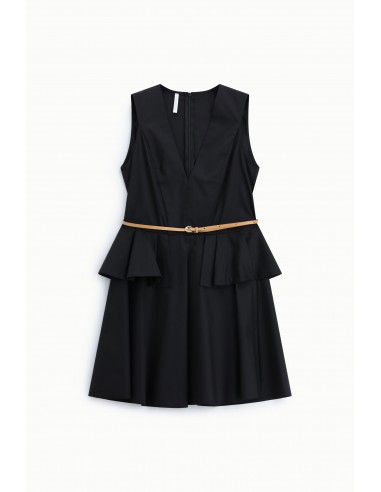 Robe courte sans manches à volants – Imperial Femme