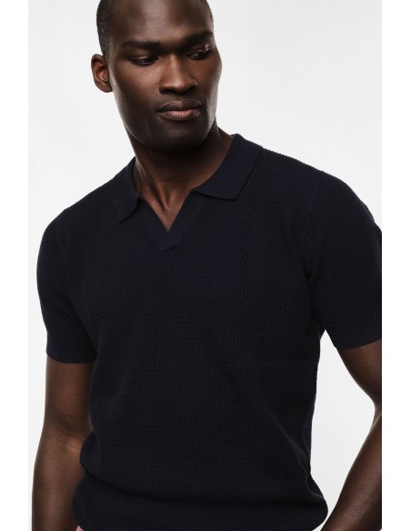 Polo en maille nid d’abeille – Imperial Homme