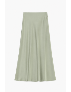Jupe midi sirène vert d'eau Imperial Femme