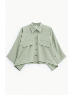 Veste trapèze vert d'eau Imperial Femme