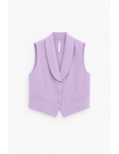 Gilet de tailleur lilas Imperial Femme