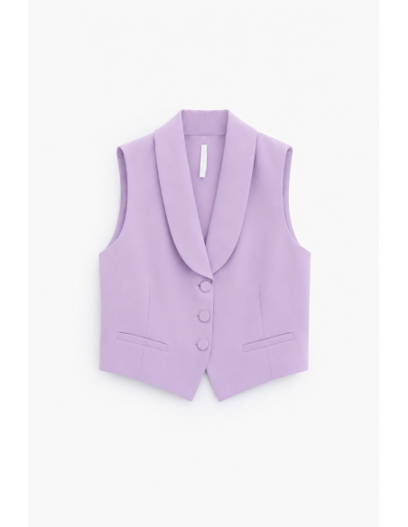 Gilet de tailleur lilas Imperial Femme