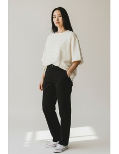 T-shirt oversize brodé écru Imperial Femme