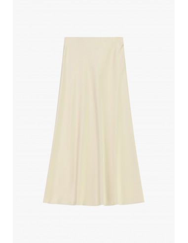Jupe midi sirène en crêpe satin – Imperial Femme