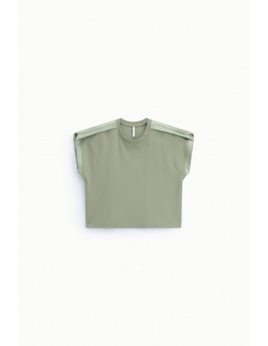 Sweat-shirt sans manches galon satin – Imperial Femme