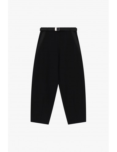 Pantalon ballon café 3/4 taille haute ceinturé – Imperial Femme