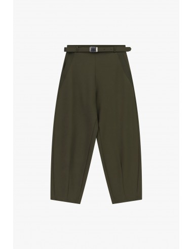 Pantalon ballon militare 3/4 taille haute ceinturé – Imperial Femme