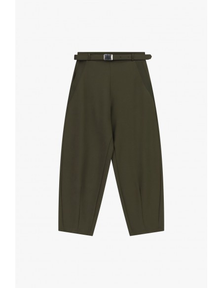 Pantalon ballon militare 3/4 taille haute ceinturé – Imperial Femme