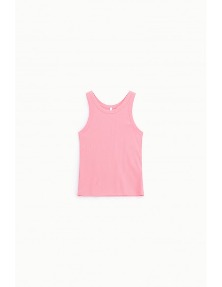 Débardeur rose Marcel  cotelé Imperial Femme