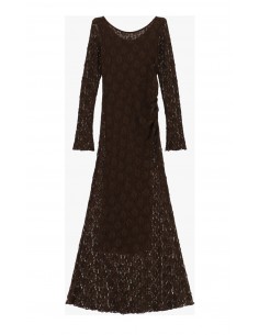 Robe longue dentelle manches longues Imperial