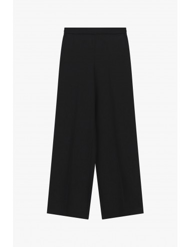 Pantalon palazzo crêpe satin à fentes – Imperial Femme | Lyon