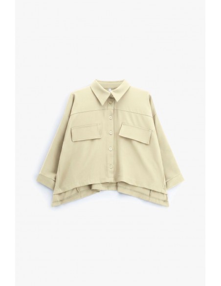 Veste trapèze ecru Imperial Femme