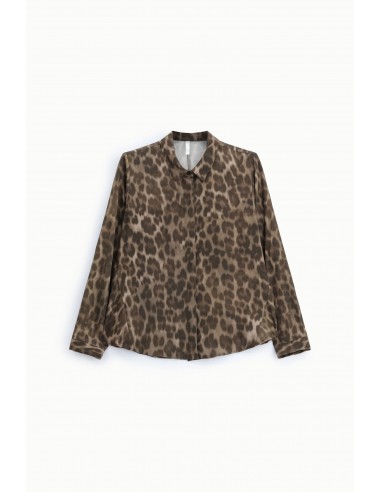 Chemise manches longues imprimé panthère Imperial Femme