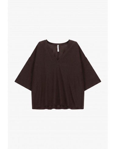 Top ample manches chauve-souris col V – Imperial Femme