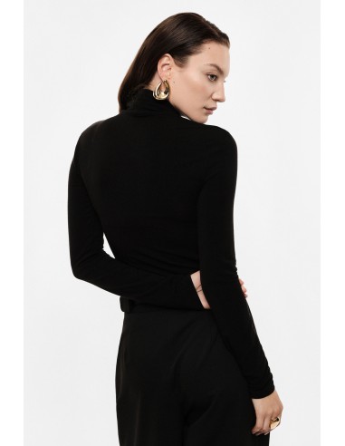Sous-pull col roulé en laine et lyocell – Imperial Femme
