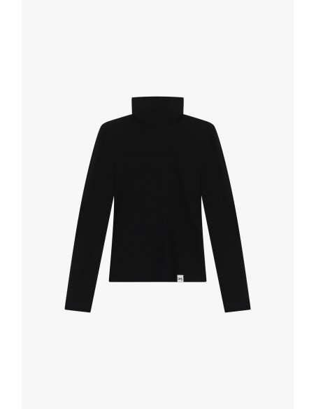 Sous-pull col roulé en laine et lyocell – Imperial Femme